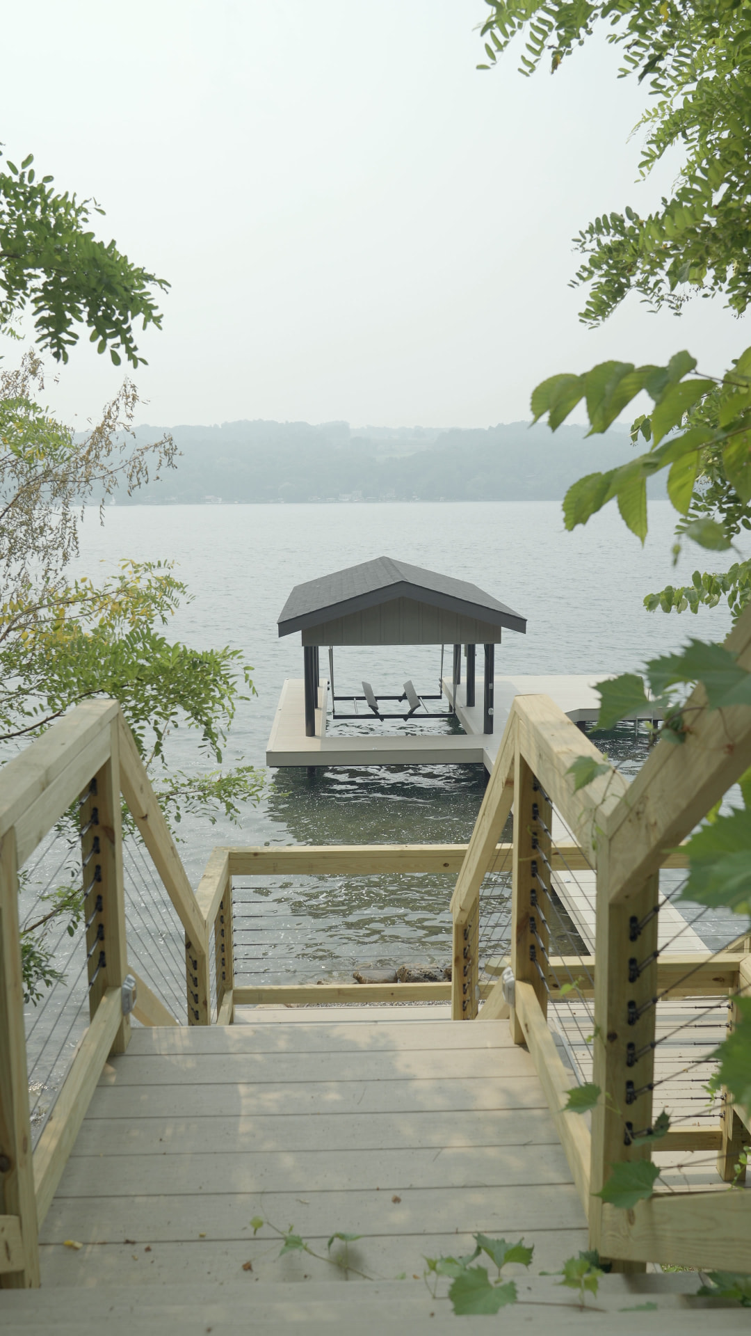 West Bluff waterfront stairs